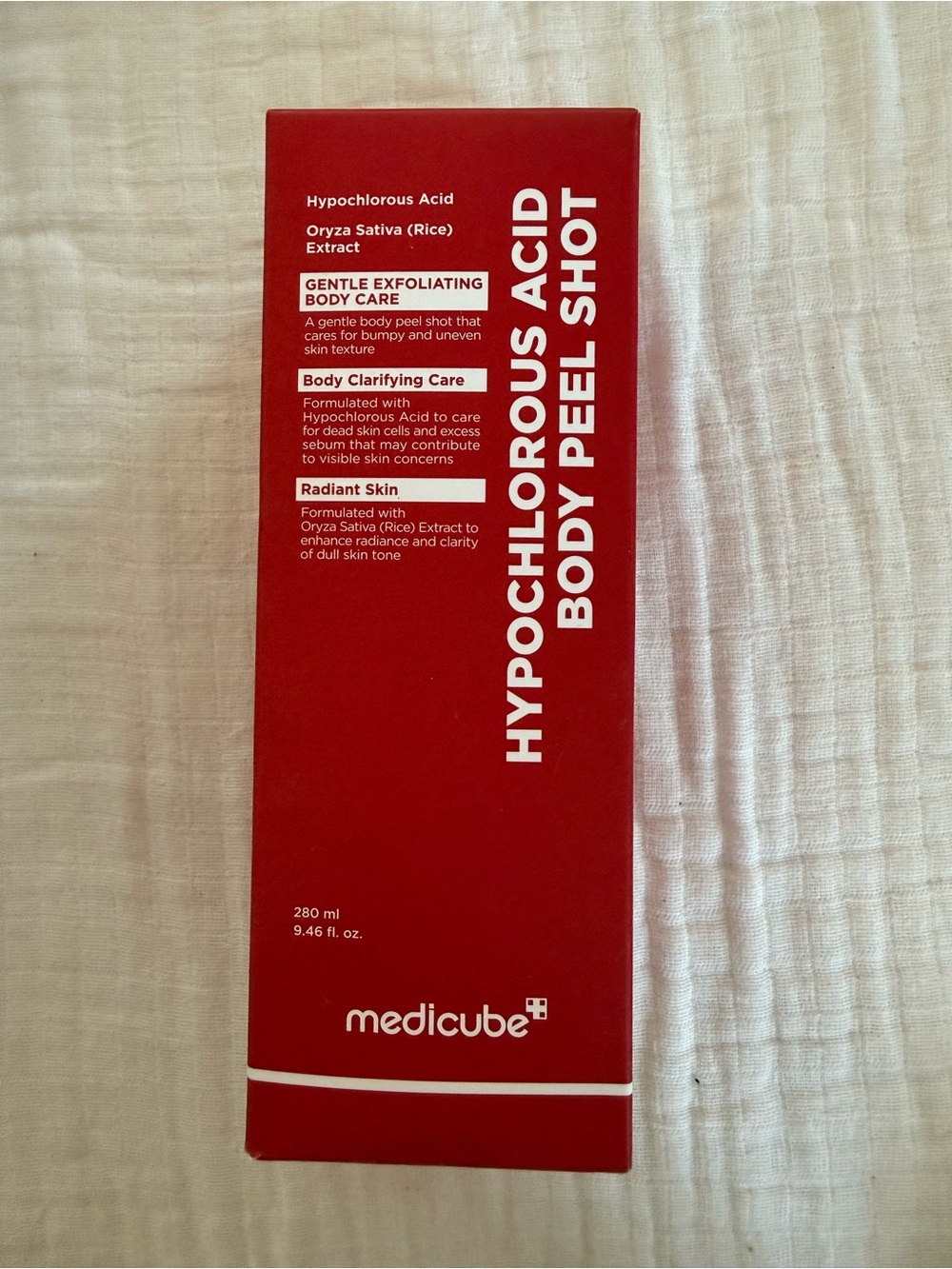NIB Medicube Hypochlorous Acid Rice Body Peel Shot 280mL